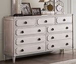 Esther Antique White Wood Dresser