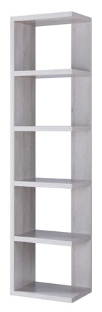 Fabiola White Oak Wood Corner Display Cabinet