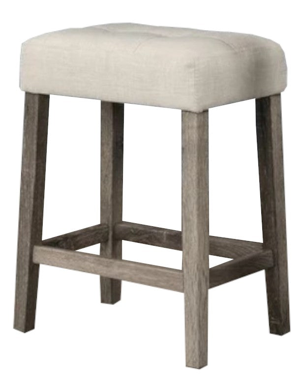 Fadumo 2 Beige Fabric Counter Height Stools