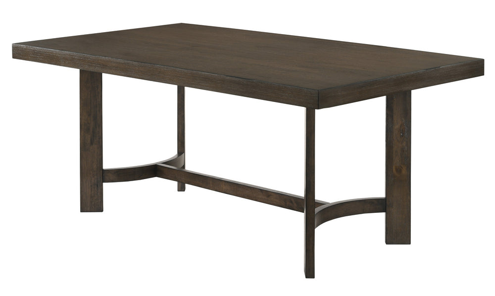 Farren Espresso Wood Rectangular Dining Table