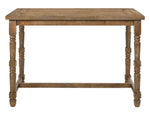 Farsiris Weathered Oak Wood Rectangular Counter Height Table