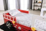 Fierstall Red Wood Twin Bed