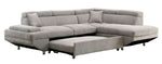 Foreman Gray Fabric RAF Sectional with Sleeper