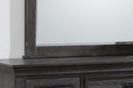 Franco Weathered Sage Wood Frame Dresser Mirror