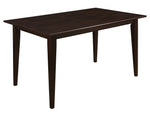 Gabriel Cappuccino Wood Rectangular Dining Table