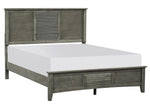 Garcia Gray Wood Full Bed