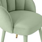 Gardenia Glam Moss Green Velvet Dining Chair