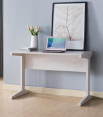 Giada White Oak Wood Writing Desk