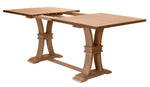 Gisselle Rustic Oak Wood Extendable Counter Height Table