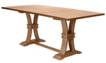 Gisselle Rustic Oak Wood Extendable Counter Height Table