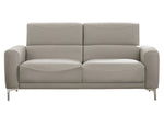 Glenmark 3-Pc Taupe Leatherette Sofa Set