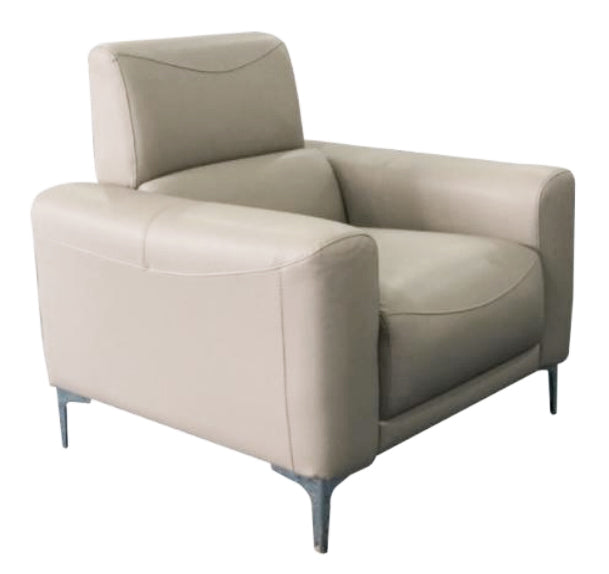 Glenmark Taupe Leatherette Chair