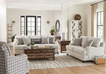 Glenn Light Grey/Grey Fabric Loveseat