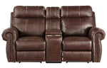 Granville 2-Pc Brown Microfiber Power Recliner Sofa Set