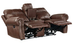 Granville 2-Pc Brown Microfiber Power Recliner Sofa Set