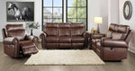 Granville 2-Pc Brown Microfiber Power Recliner Sofa Set