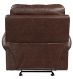 Granville Brown Microfiber Glider Manual Recliner