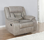 Greer Taupe Manual Swivel Rocker Recliner