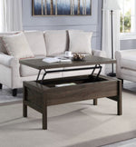 Harel Walnut Wood Lift-Top Coffee Table