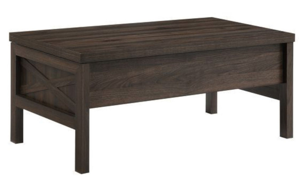 Harel Walnut Wood Lift-Top Coffee Table