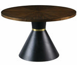 Hemingway 5-Pc Oak & Black Dining Table Set