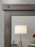 Hilde Dark Brown Wood Accent Mirror