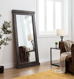 Hilde Gray Wood Accent Mirror