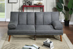 Himani Blue Grey Linen-Like Fabric Adjustable Sectional