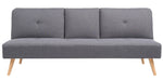 Hobbs Grey Fabric Sofa Bed with Drop-Down Table