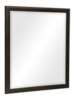 Hodgin Dark Charcoal Wood Dresser Mirror