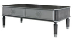 House Beatrice Charcoal/Light Gray Wood 2-Drawer Coffee Table