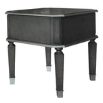 House Beatrice Charcoal/Light Gray Wood End Table