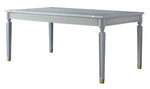 House Marchese Pearl Gray Wood Rectangular Dining Table