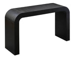 Hump Modern Black Wood Console Table