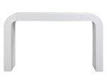 Hump Modern White Wood Console Table