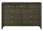 Ilana Gray Wood 9-Drawer Dresser