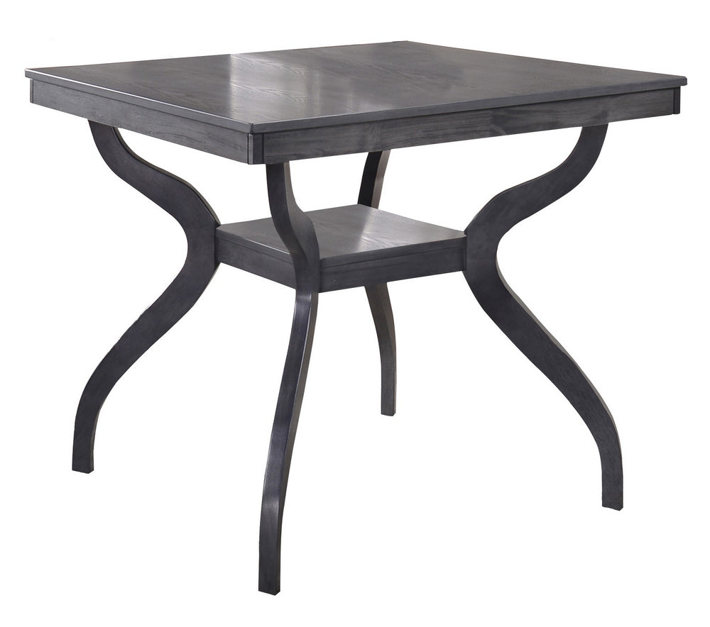 Isabella Gray Wood Counter Height Table