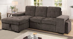 Jamiya 2-Pc Warm Gray LAF Sectional w/Sleeper