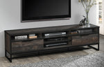 Jeanette Rustic Gray Wood 61" TV Stand