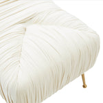 Jessica Glam Cream Velvet Bench