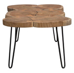 Joss Natural Finish Mango Wood Cocktail Table