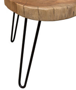 Joss Natural Finish Mango Wood Cocktail Table