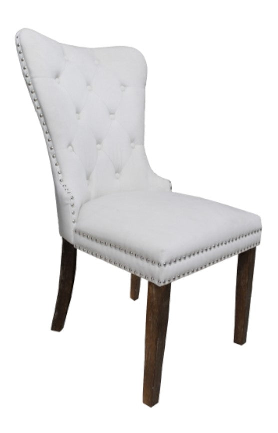 Julia 2 Beige Fabric Side Chairs