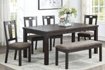 Juliana Brown Wood Rectangular Extendable Dining Table