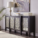 Kacia Antique Black Wood Console Table