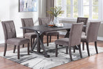 Kade Brown Wood Rectangular Dining Table