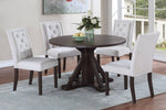 Kade Brown Wood Round Dining Table