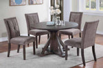 Kade Brown Wood Round Dining Table