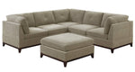 Karla Camel Chenille Modular Sectional with Ottoman