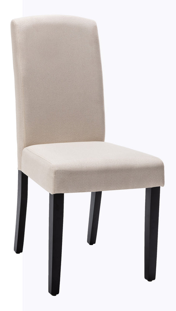 Kate 2 Beige Fabric/Wood Side Chairs